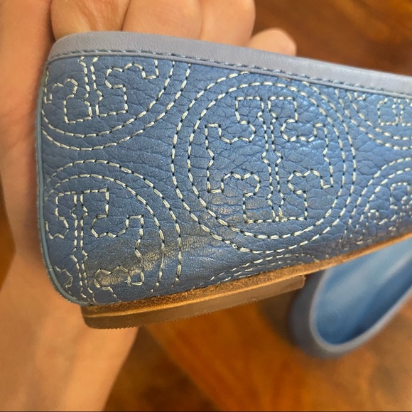 Tory Burch Embroidered Ballet Flats Size 11 - Picture 3 of 4
